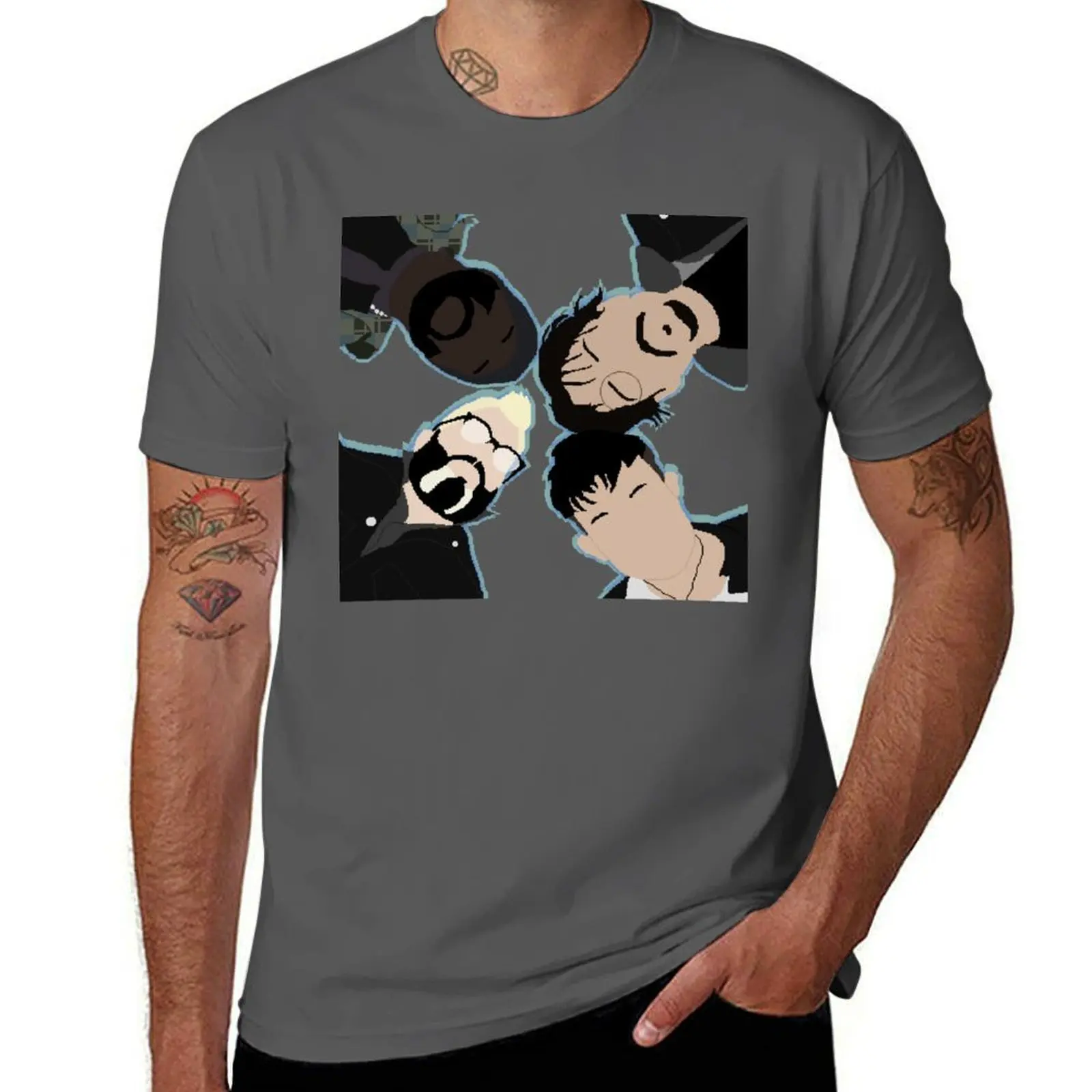 

The Rowdy 3 T-Shirt men t shirt cotton 100% essential t shirt T-Shirt