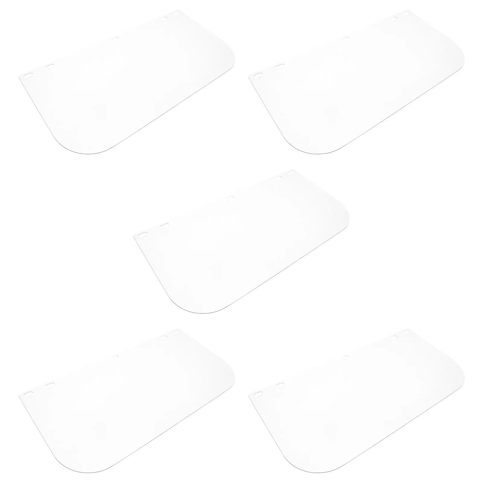 5Pcs Protective Green Face Shield Replacement Lens Welding Visor Polycarbonate Panel Insert for Grinding Metal Cutting