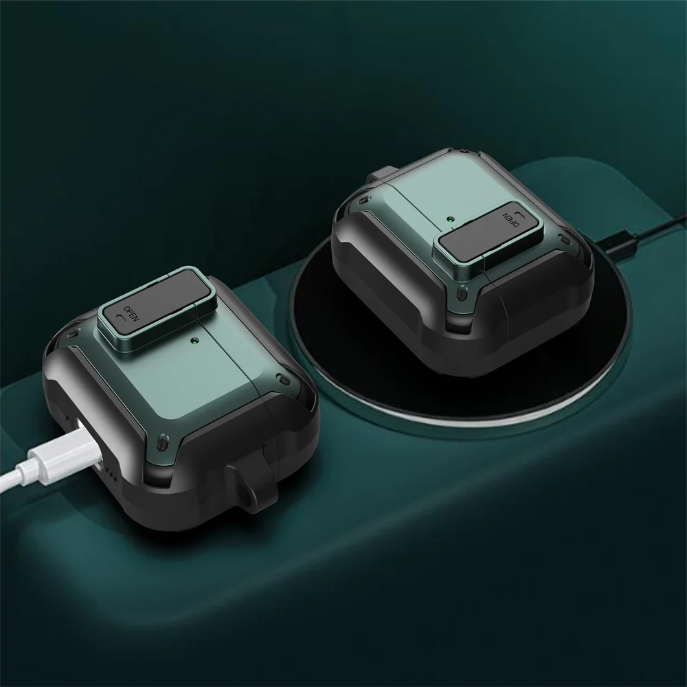 Earphone Cases for Apple Airpods 1st 2nd 3rd 4th Generation Pro 2 Headphone Protective Case Shockproof Anti-drop Protector Cover