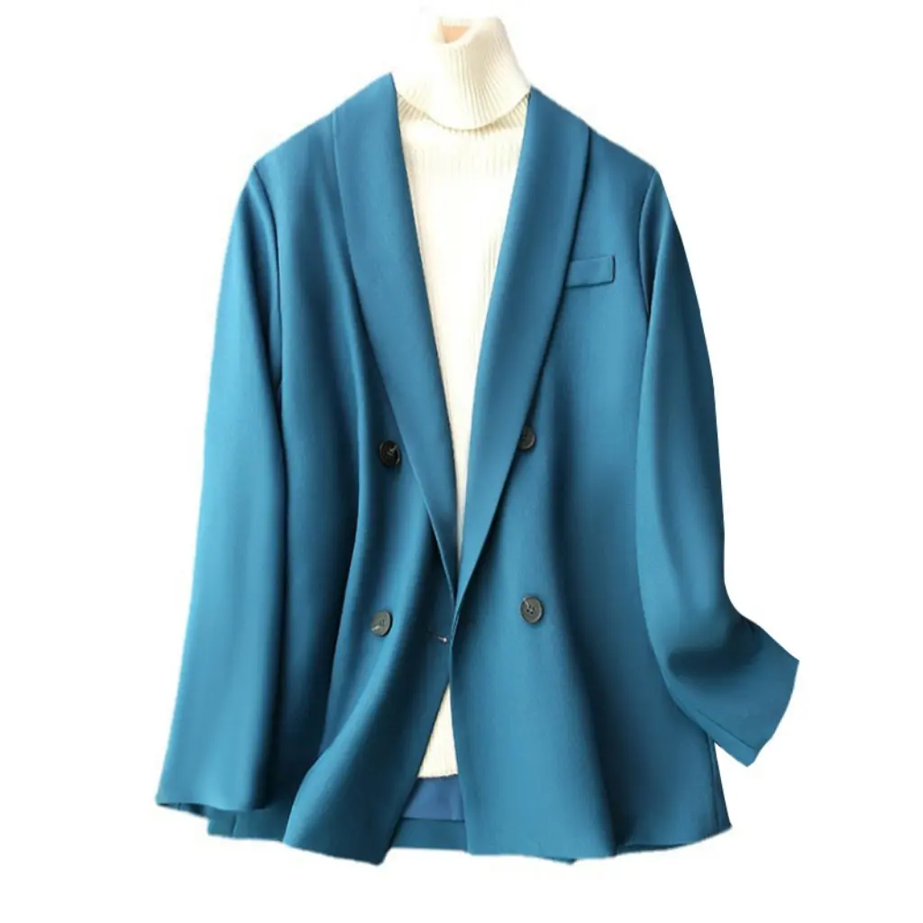 

Women's British Style Small Suit Coat Autumn Fashion with Fruit Collar A-Line Jacket Elegant Women's Clothing