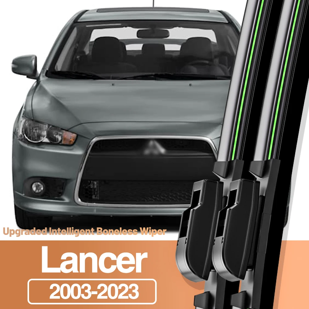 2pcs For Mitsubishi Lancer 7 8 9 2003-2023 Front Windshield Wiper Blades Windscreen Window Accessories 2004 2007 2016 2017 2020