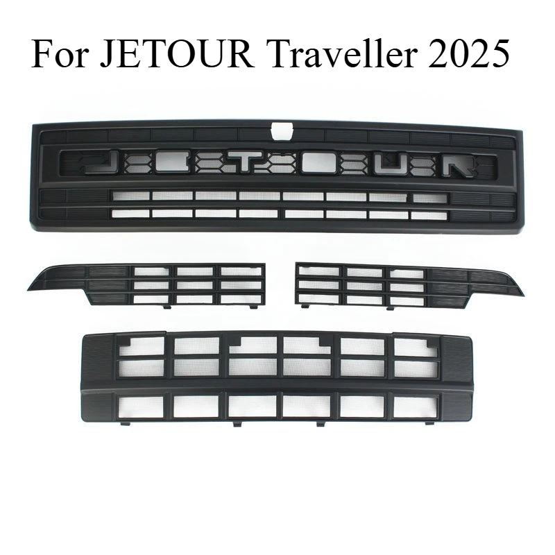 For JETOUR Traveller 2025 Front Grill Guard Grille Inserts Mesh Anti Insect Net Cover Bumper Grid Filter