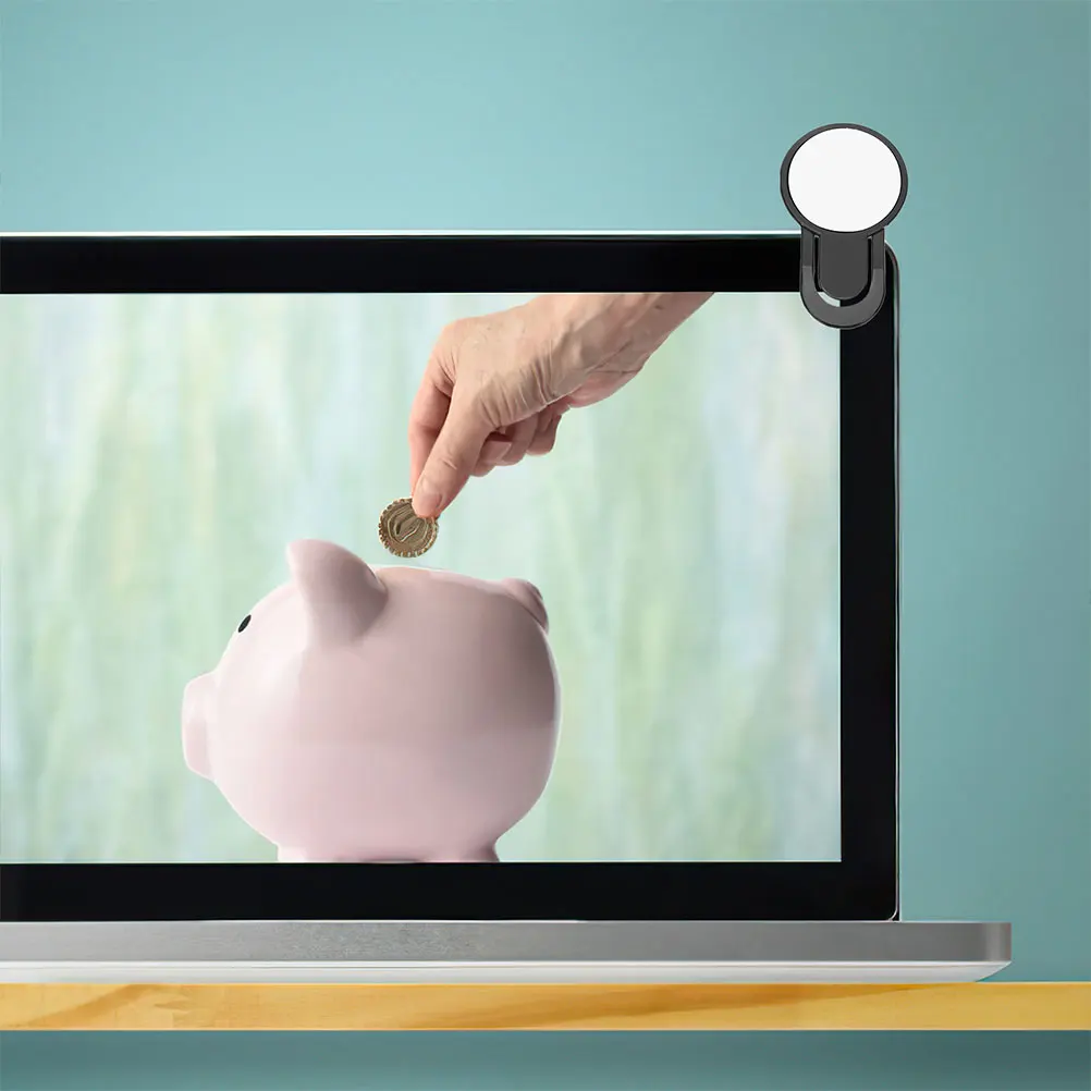 

Cubicle Mirror Monitor Mirror Desk Rear View Convex Lightweight Durable Easy Adjust Reduces Glare Enhances Office Space