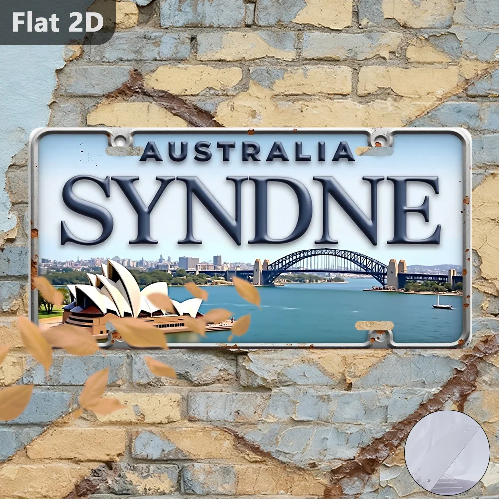 Home Bar Sydney - シドニー オーストラリア オペラハウス ハーバーブリッジ ブリキ看板 -