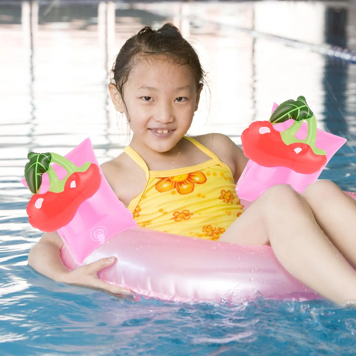 

Floating Inflatable PVC Sleeves Swimming Arm Rings for Kids Lightweight Compact Toys Water Tools Armb s Supply