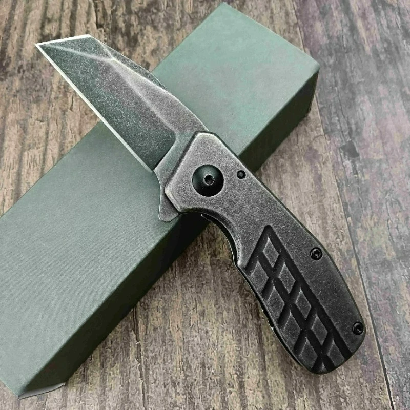 

New CR 4021 Mini folding knife 8Cr13Mov stone washed blade edc multitool knives utility kitchen outdoor bushcraft pocket knife