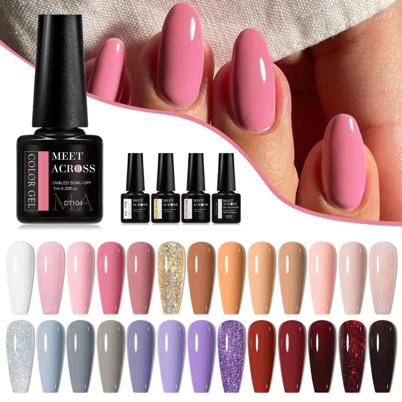 

30pcs Color Gel Nail Polish Set HEMA TPO FREE Semi Permanent Soak Off UV Gel Varnish Nail Supplies For Manicure Nails DIY