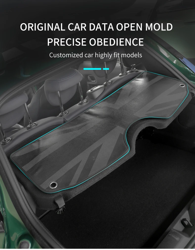 Kofferraum-Fensterpolster für Mini Cooper R56 F56 F55 F60 F65 F66 R60 Countryman Auto-Styling Innendekorationszubehör – Detail 5