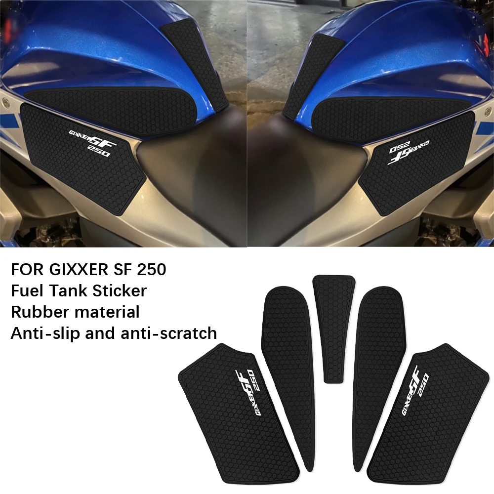 

Motorcycle accessories GIXXER SF 250 23 24 Fuel Tank Cap Sticker Pad Tank Cover Anti Slip Protector GIXXER SF Tank Sticker