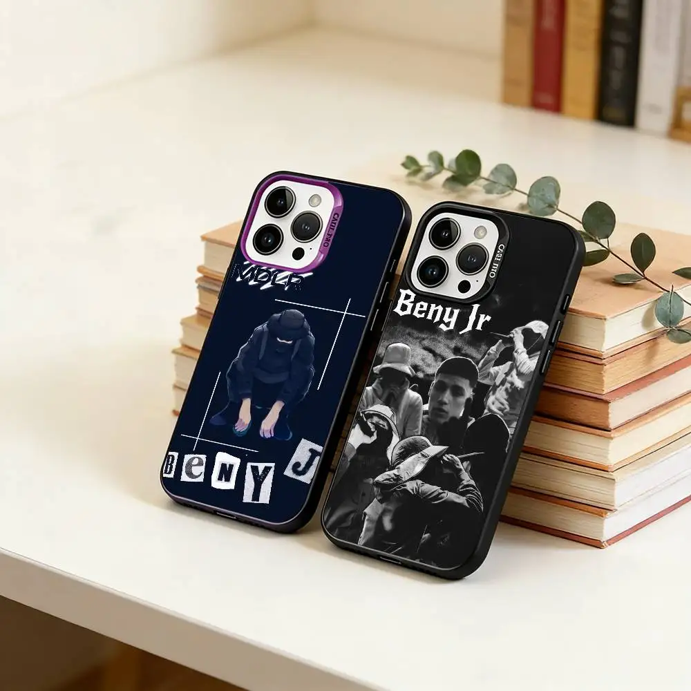 

JR-Rapper -BENY JR Phone Case For iPhone 17,16,15,14,13,12,11 Plus,Pro Max,XS,Colorful Silver Phone case Funda Cover