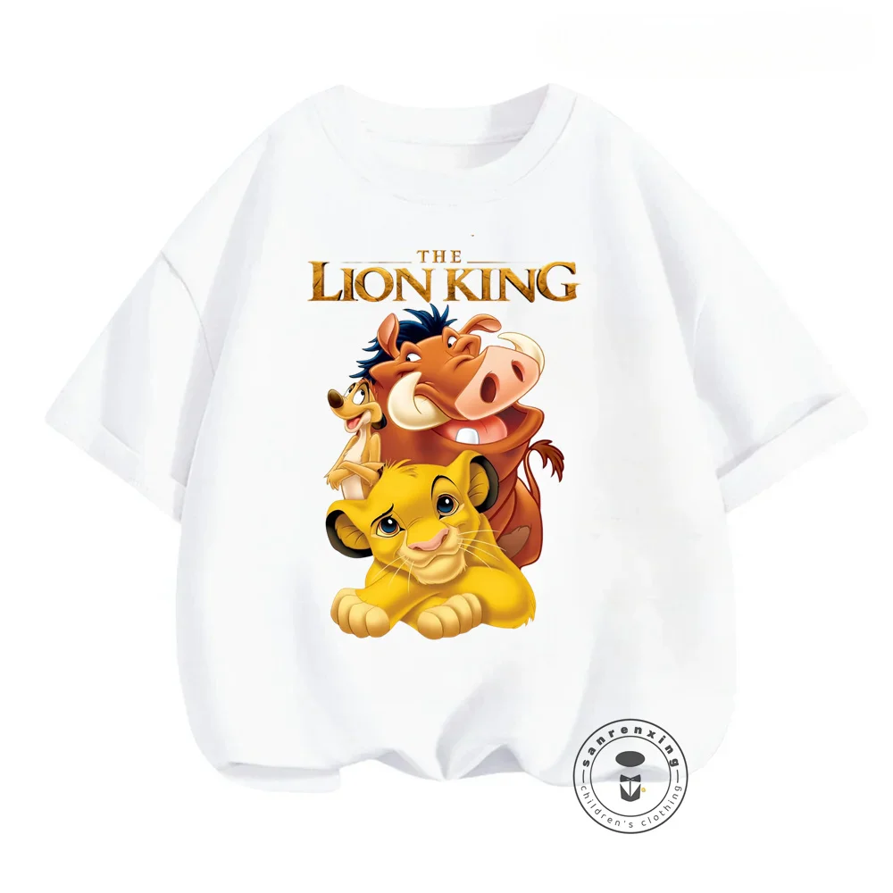 Stylish Lion King Apparel for Summer Cool Cartoon-Printed T-Shirts and Shorts for Boys and Girls Soft and Perfectly Fitted