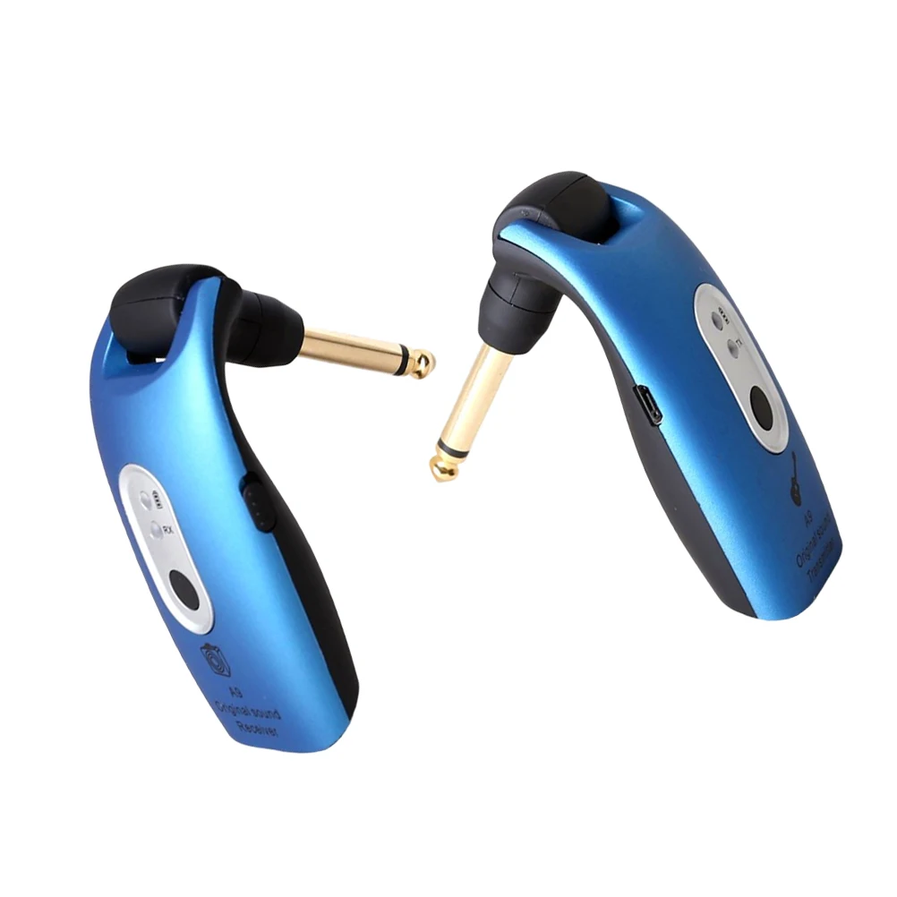 

2.4ghz Wireless Guitar Receiver USB Rechargeable Rotatable Plug Long Working Hours Wireless Guitar Transmitter Receiver System