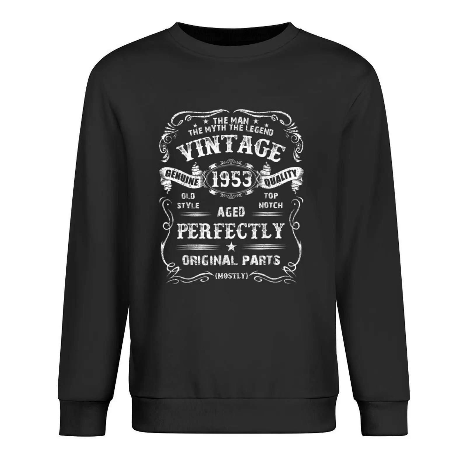 

70th Birthday Gift Vintage 1953 Man Myth Legend 70 Years Old T-Shirt Pullover men's winter sweater sweatshirts men