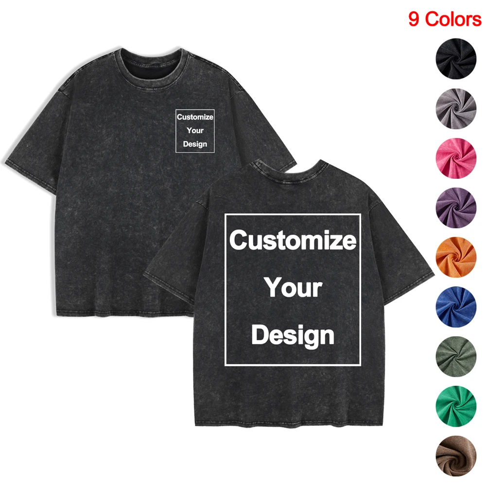 

Хлопковая стираная футболка на заказ, женская футболка с логотипом и надписью «сделай сам», топы большого размера с круглым вырезом, удобная женская одежда с короткими рукавами