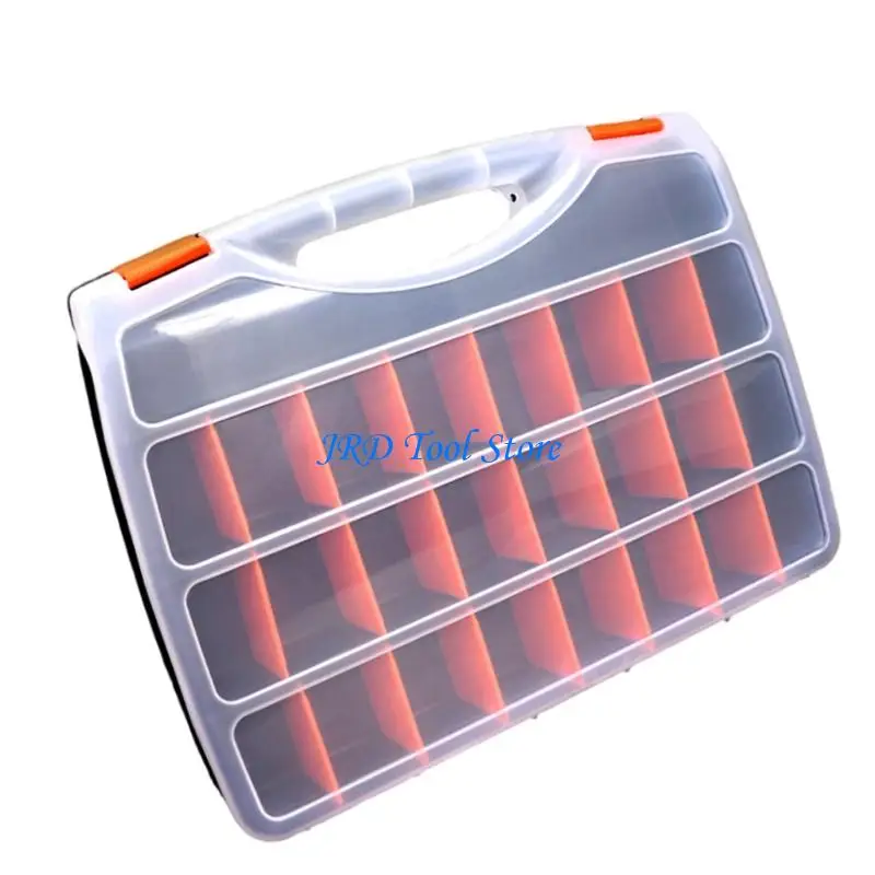 Người tổ chức hộp công cụ A2UD lồng vào nhau, người tổ chức các bộ phận nhỏ màu đen cho các bộ phận ốc vít