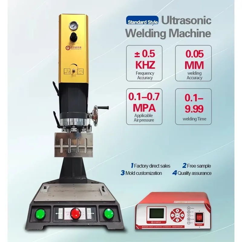 New Ultrasonic Welder For Plastic (Polypropylene Boxes) And Acrylic Star Card High Efficiency Plastic Welding Machine
