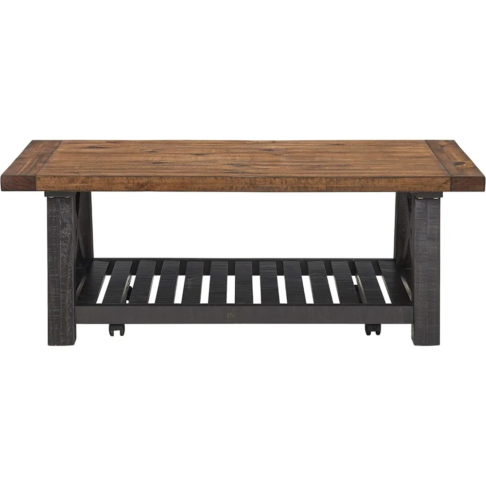 Bolton 50" Meja Kopi Kayu Solid