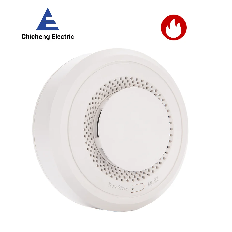 SD301 Smoke Detectors Fire Alarm Smoke Sensor Fire Detector For Home Security Protection High-Pitched Alarm Low Battery Reminder