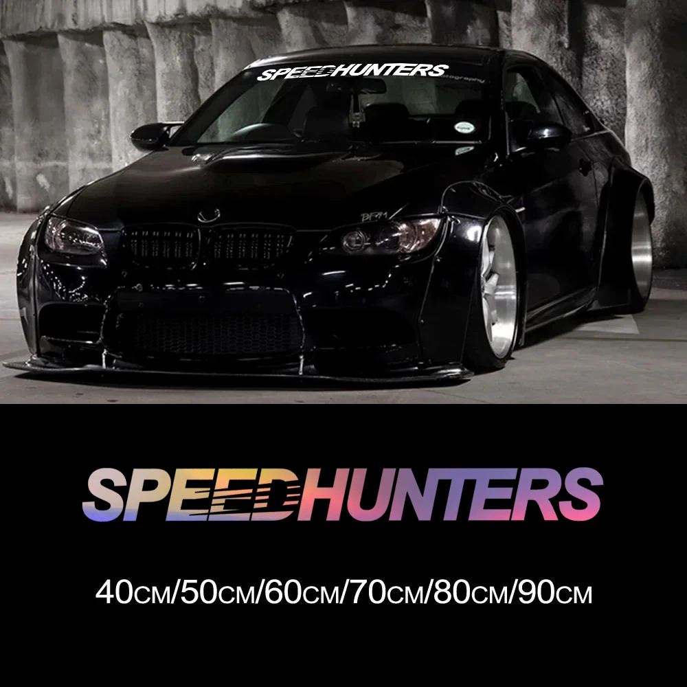Various Sizes Speed Hunters Graphics Car Vinyl Stickers Waterproof Racing Body Truck Bumper Rear Window Decal Tuning Accessories