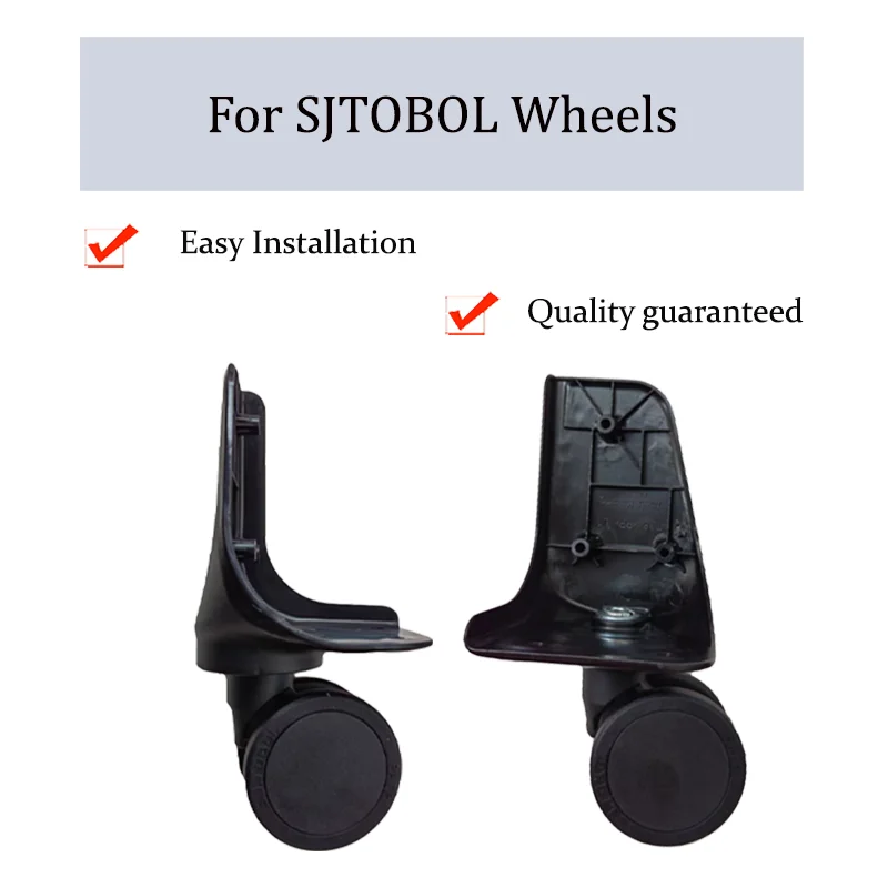 For SJTOBOL T38 Universal Wheel Replacement Trolley Case Luggage Pulley Silent Smooth Shock Absorbing Accessories Caster Wheel