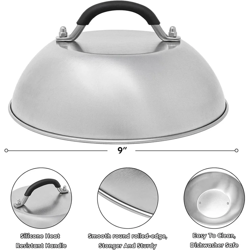 

Reliable BBQ Tool Set Burger Crusher Set, Burger Press Pot Cover BBQ Spatula Flavor Bottle