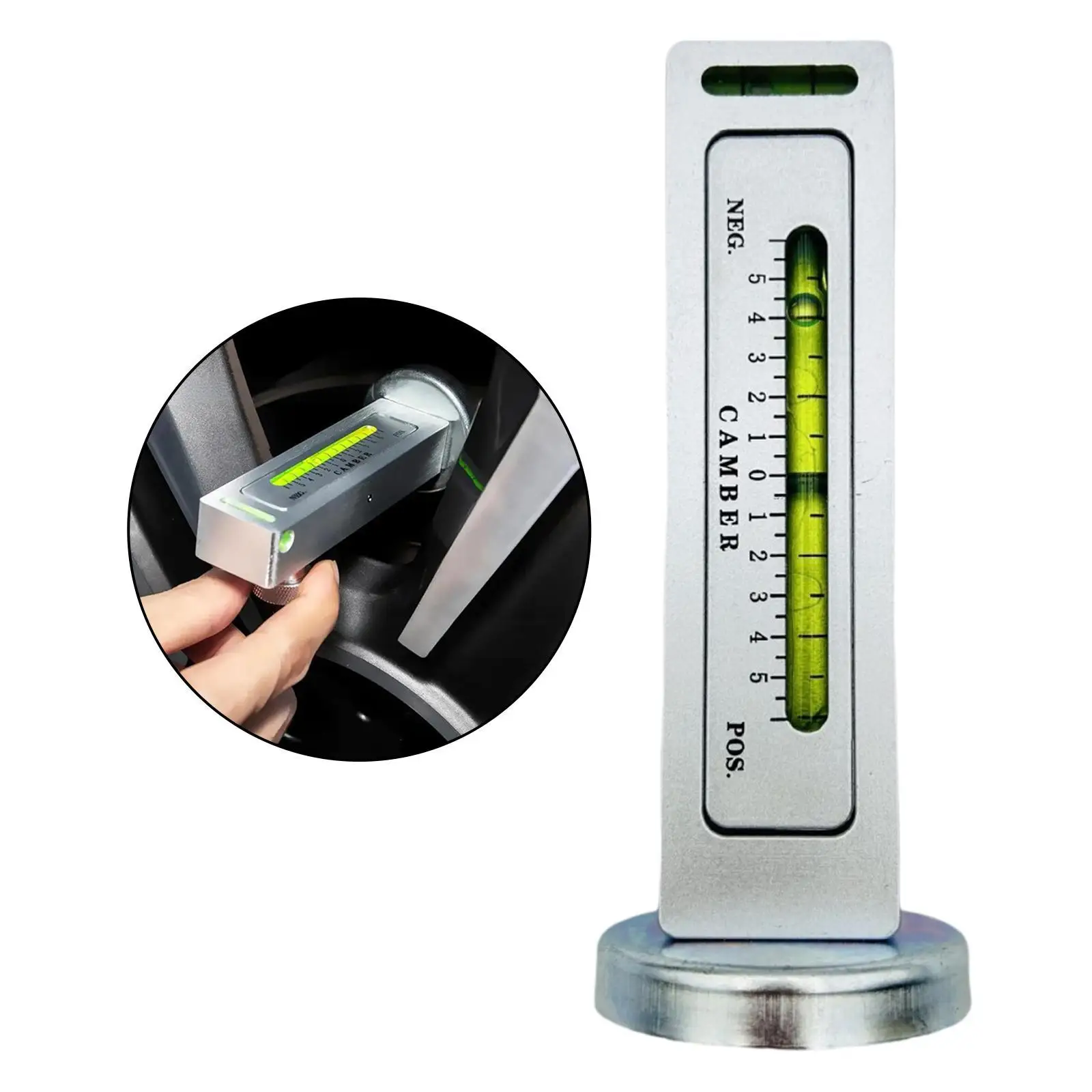 

Adjustable Camber Castor Strut Wheel Alignment Tool Precision Tire Repair Level Instrument for Mechanic Garage