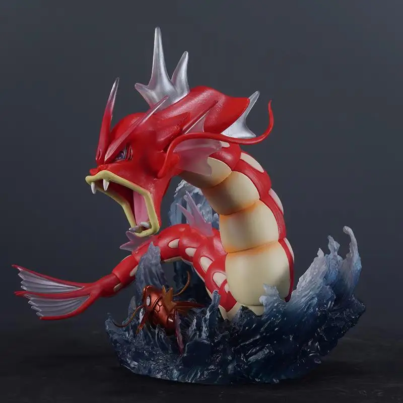 Figura de Pokémon Gyarados de 20cm/7,87 pulgadas, figura de Magikarp azul y rojo, colección periférica de Pvc, modelo de Hobby, adornos, juguetes, regalos
