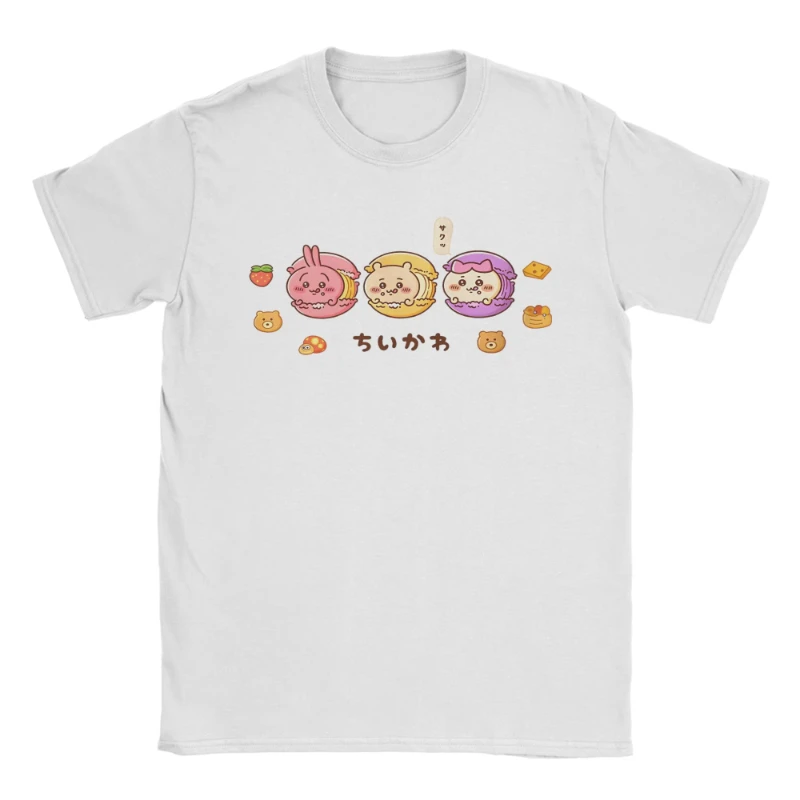 

MINISO Men women Chiikawa T Shirt Tops Funny Short Sleeve Round Neck Tee Shirt Graphic T-Shirts