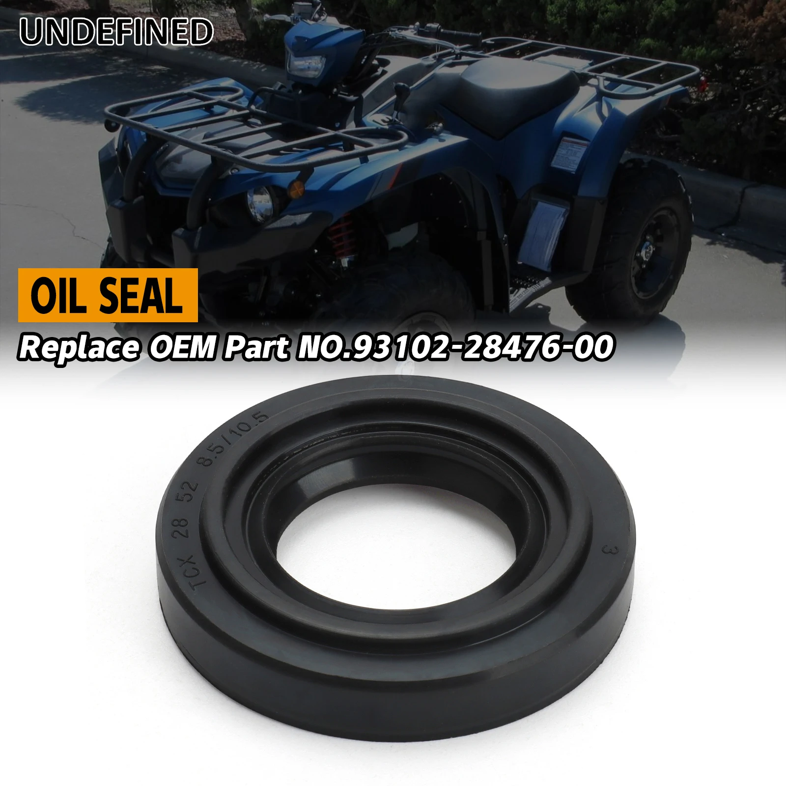 Motorcycle Black YFM Crankcase Oil Seal Replaces For Yamaha Big Bear/Bruin/Grizzly/Kodiak/Raptor/Raptor/Warrior/Wolverine