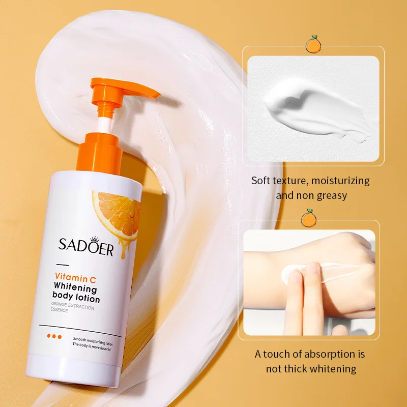 SADOER 250ml Vitamin C Whitening Cleansing Body Wash Whitening Shower Oils Beauty Health Body Cleansers