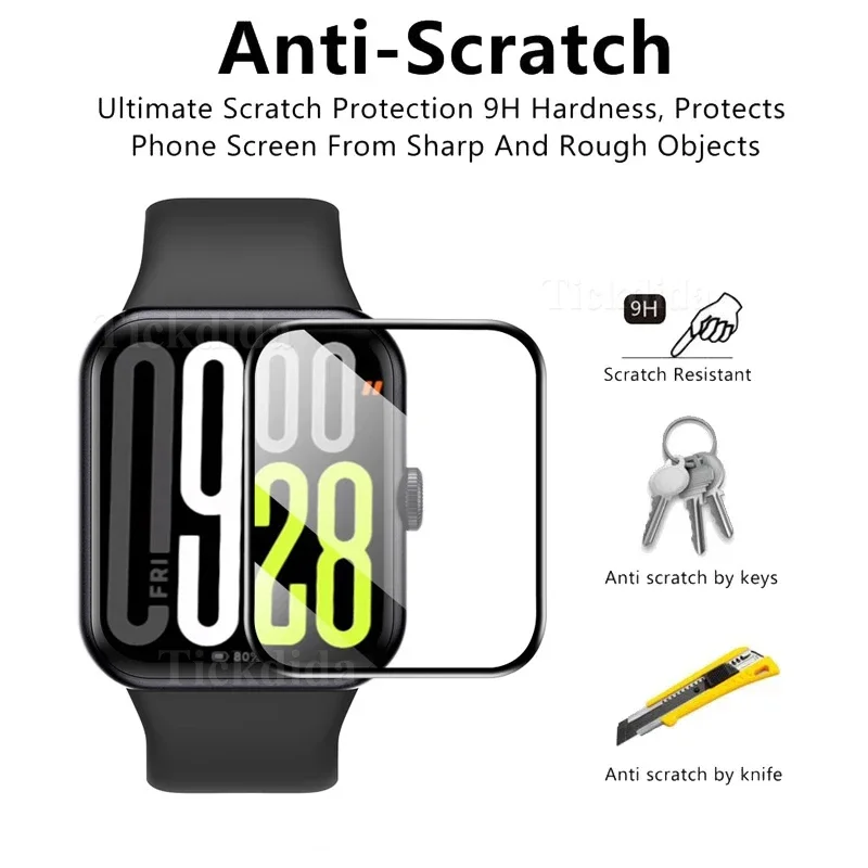 Weiche Folie für Redmi Watch 5 4, vollständige Abdeckfolie, Displayschutzfolie für Redmi Watch 5 4, kein gehärtetes Glas