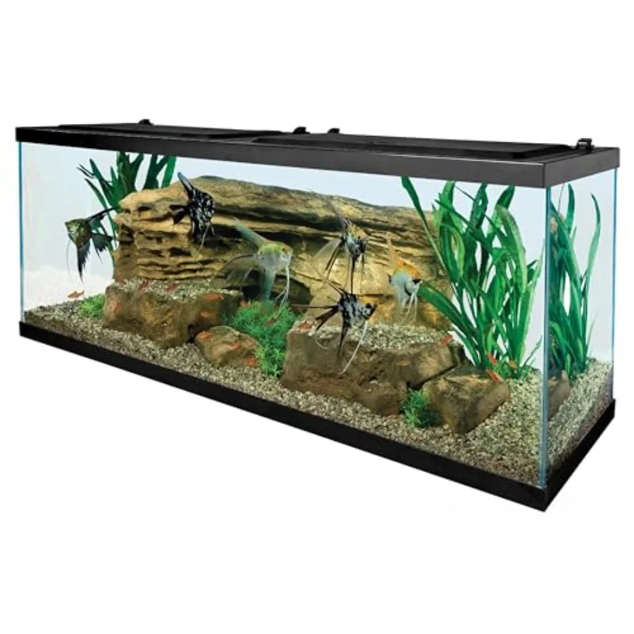 55 Gallon Complete LED Aquarium Kit with Accessories
