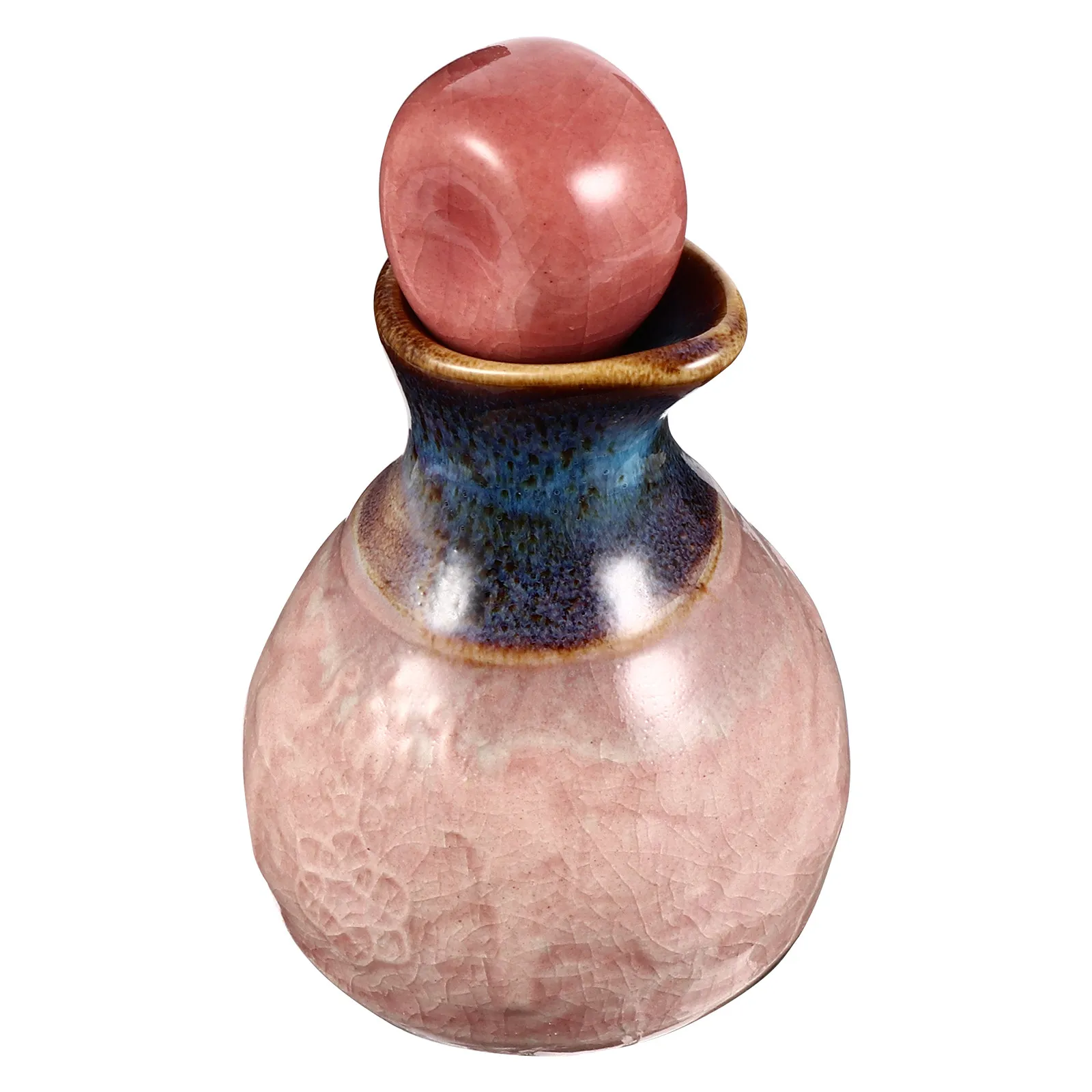 

Набор из 1 премиального керамического флакона для парфюмерии с широким горлышком, многоразовый, для эфирных масел, ароматерапии, декора и розлива жидкостей