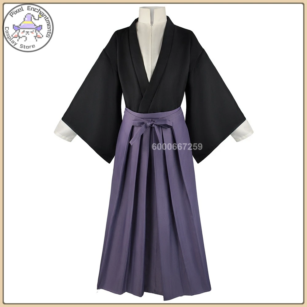 

Toilet-Bound Hanako-kun Tsukasa Yugi Role Playing Costume Dark Fantasy Kimono Full Set High Quality Cosplay Costume (Male)