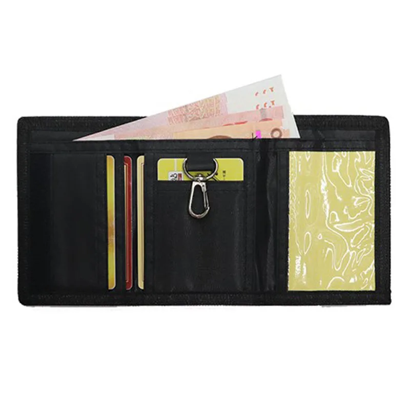 Casual Camouflage Cloth Slim Wallet For Men Women Nylon Trifold Card Holder Portable Travel Money Clip Gifts Fashion Accessories