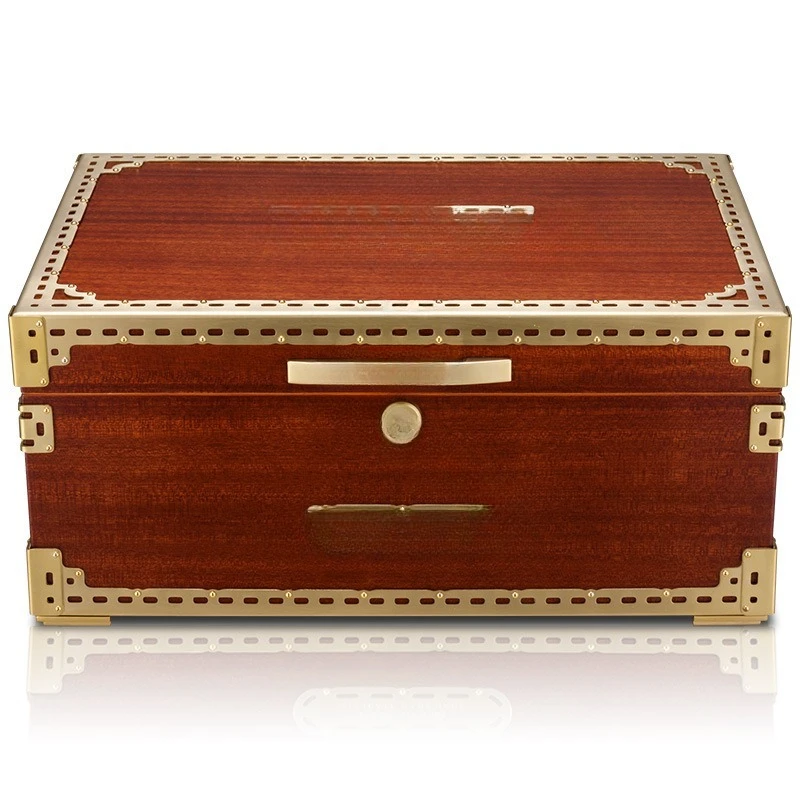 Box Pear Solid Wood Cigar Moisturizer Utensils Professional Storage and Maintenance  Box