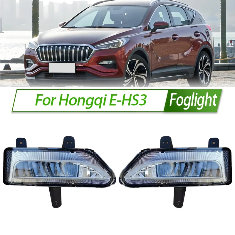 

For Hongqi E-HS3 Foglight Fog Light Assembly Halogen Front Bumper Fog Lamp Kit Replacement with Waterproof Housing