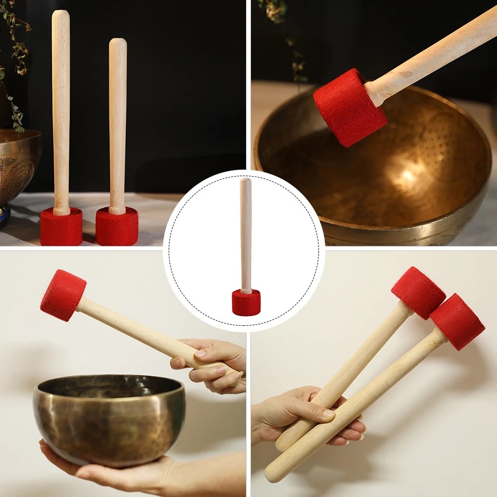 

Premium Singing Bowl Wrapped Mallet Lightweight Portable Bowl Striker For Yoga Meditation Durable Striker Mallet Universal