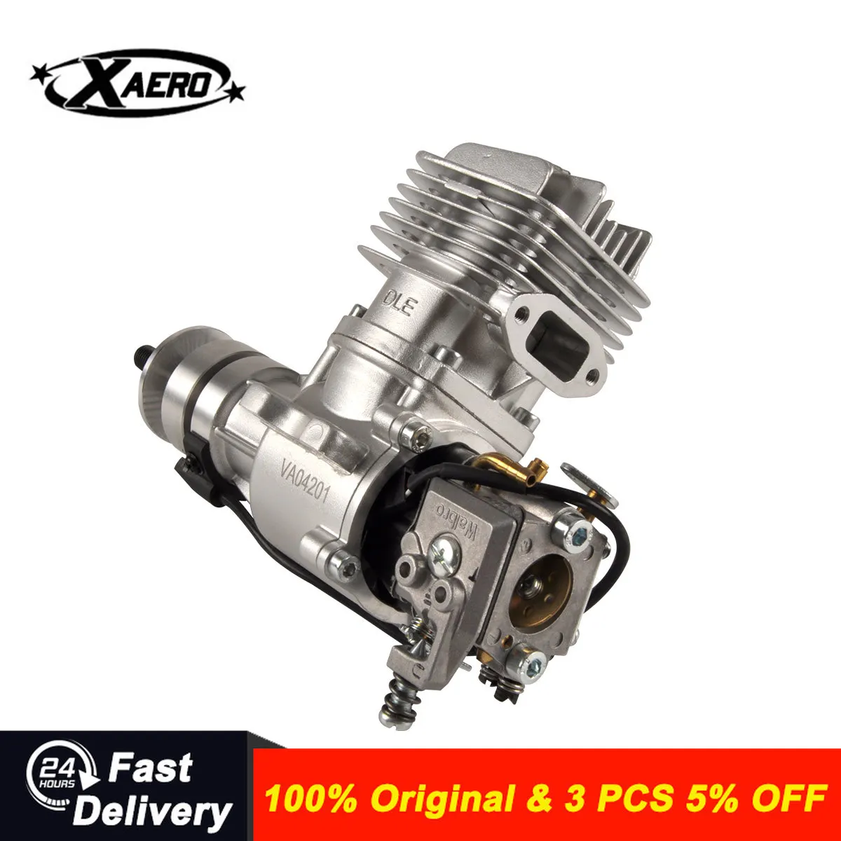 

DLE20RA 20CC Rear Exhaust Gas Engine with Electric Igniton&Muffler Updated