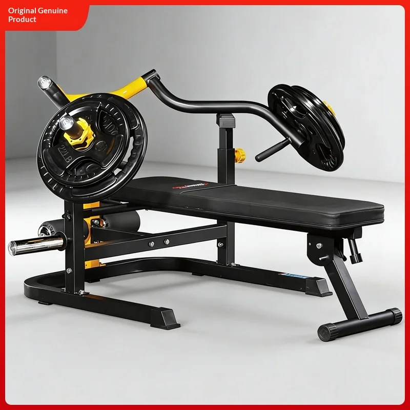 BK-173 BODYLONGER Multifunctional Metal Foldable Bright Safety Lifting Bed Commercial Fitness Equipment Flat Push Chest Trainer