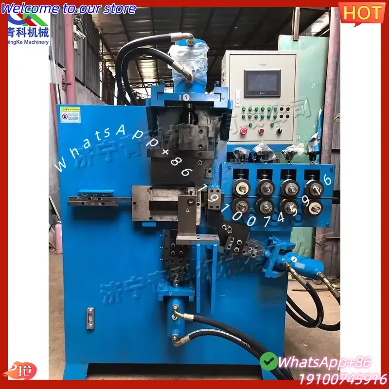 CE Certification Long-Lasting Fiber Belt Type Packaging Buckle Machine High-Efficiency Metal Wire Bending Machine
