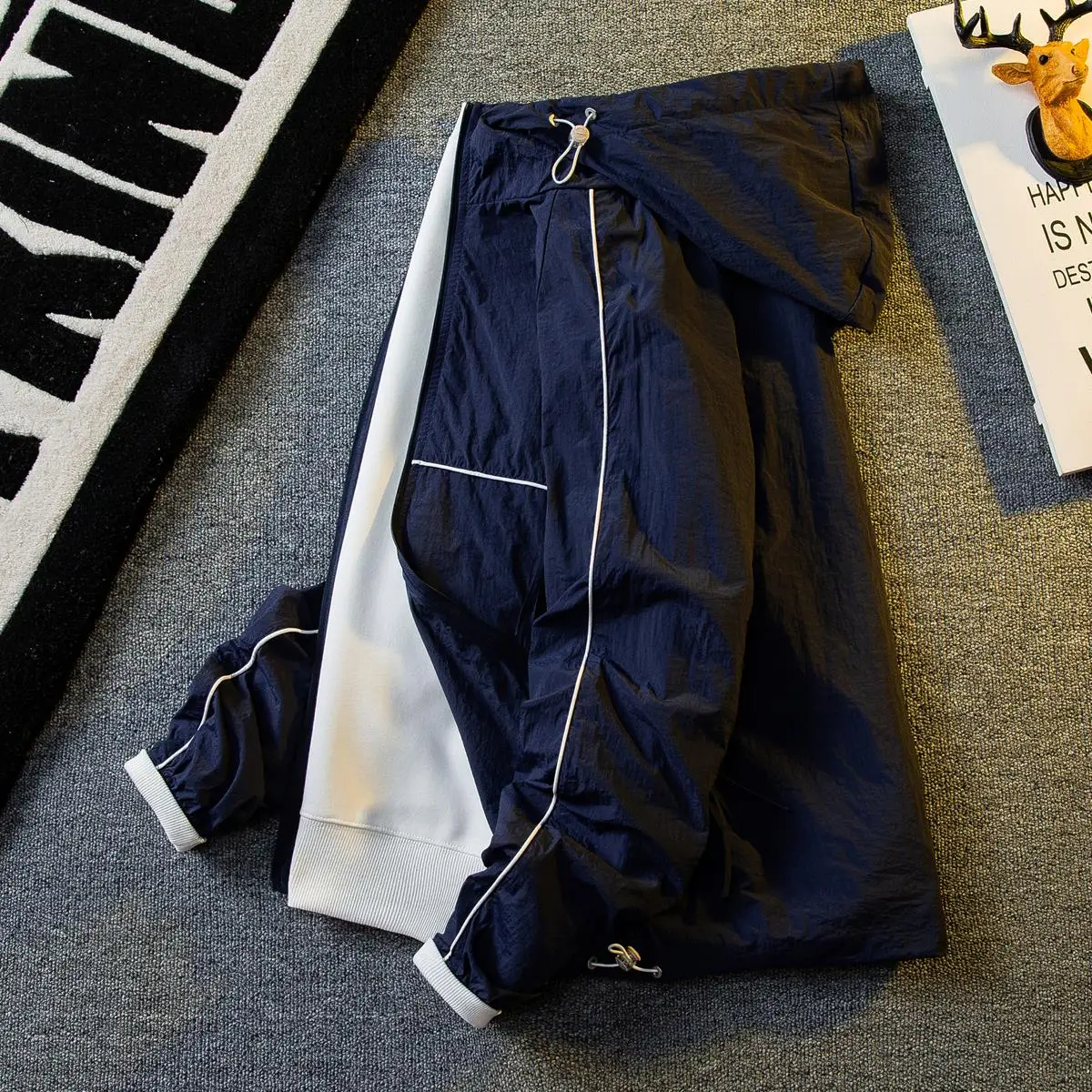 سترة خفيفة الوزن للصيف للرجال مع غطاء للرأس للحماية من الشمس، سترة تنفس رقيقة بأكمام طويلة من قماش الحرير الصناعي #1