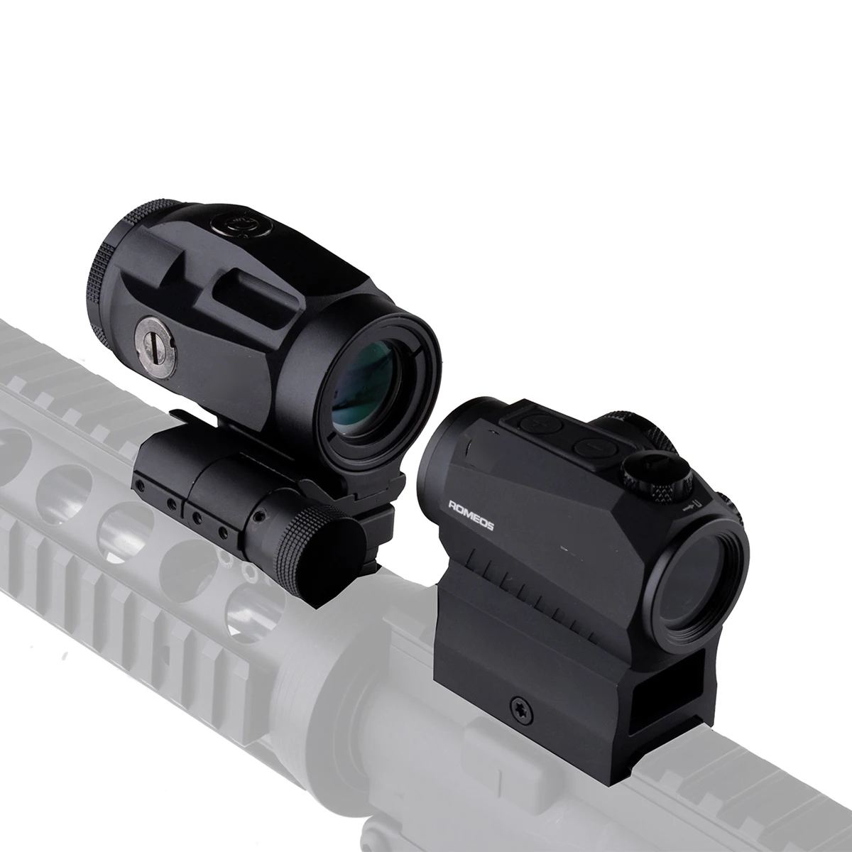 Imagem -05 - Dot Sight Riflescope 3x22 mm Lupa Compacta w Juliet3 Romeo5-red