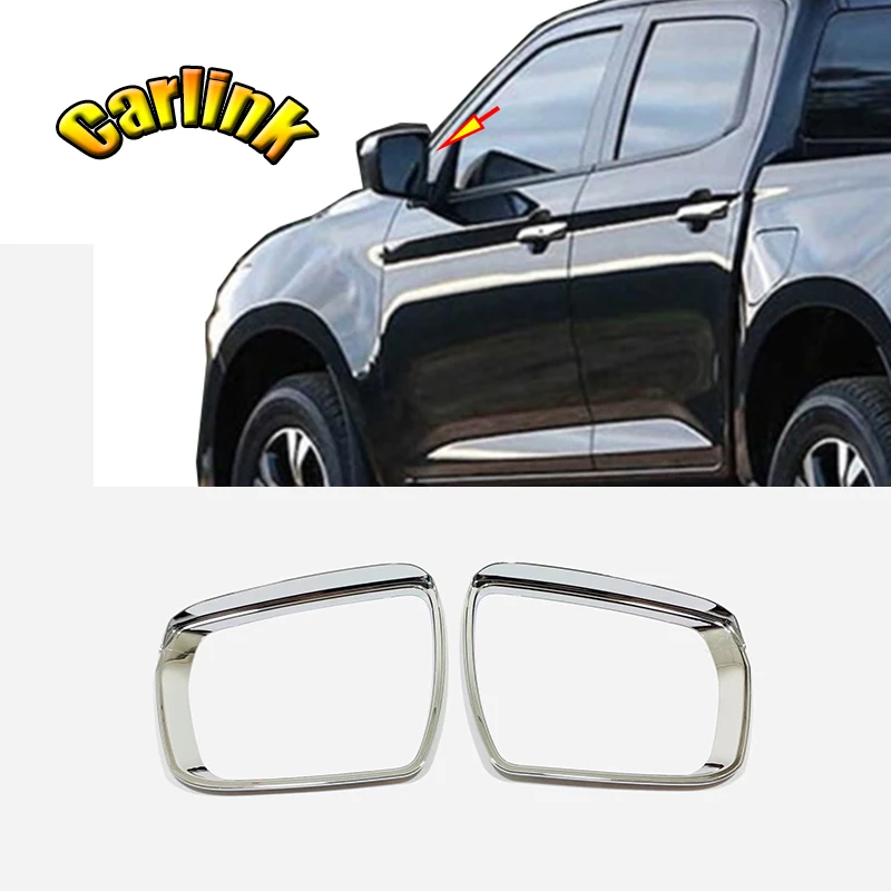 For Mazda BT50 BT-50 4X4 2021 2022 ABS Black Car Trunk Tail Door Handle Rear View Mirror Fuel Tank Cover Decorative Accessories