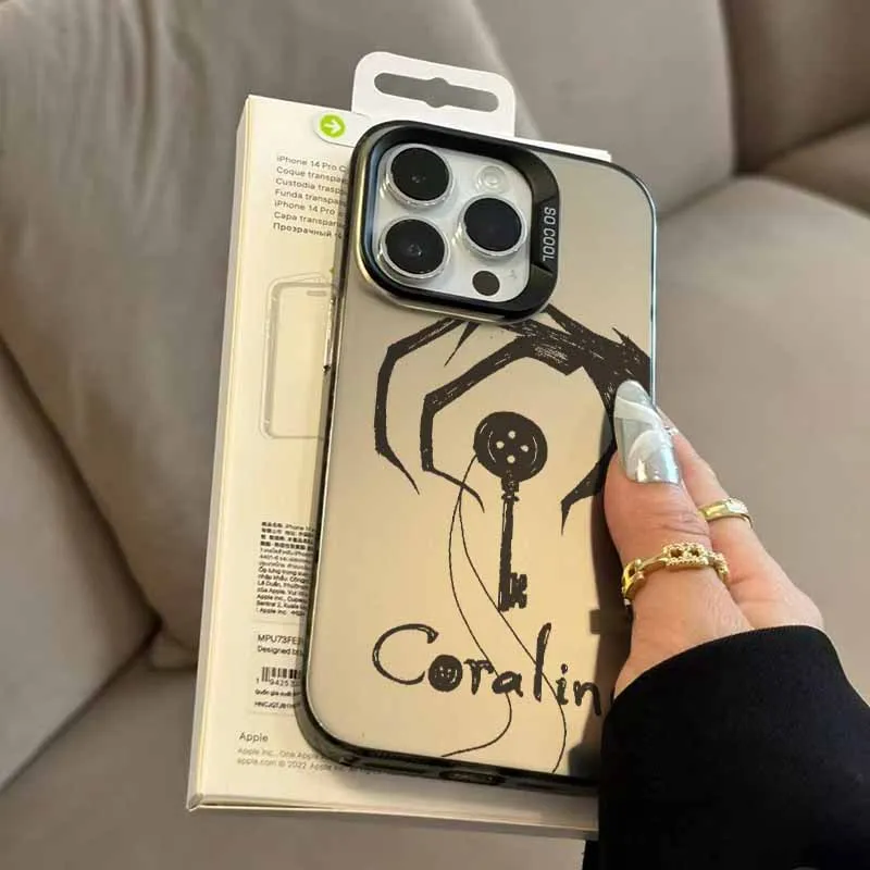 Anime Hot c-cororaline nuevo para Samsung A73 A72 A56 A55 A54 A52 A50 A36 A35 A33 A32 26 24 22 14 11 funda de teléfono plateada colorida