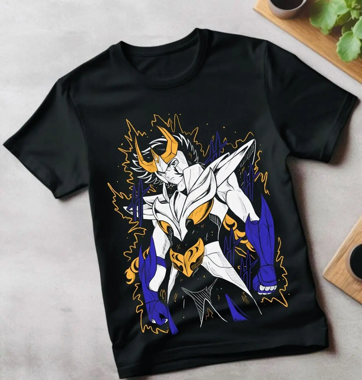 Kurogane Ikki T shirt Saint Seiy knights of the zodiac manga shun shiryu