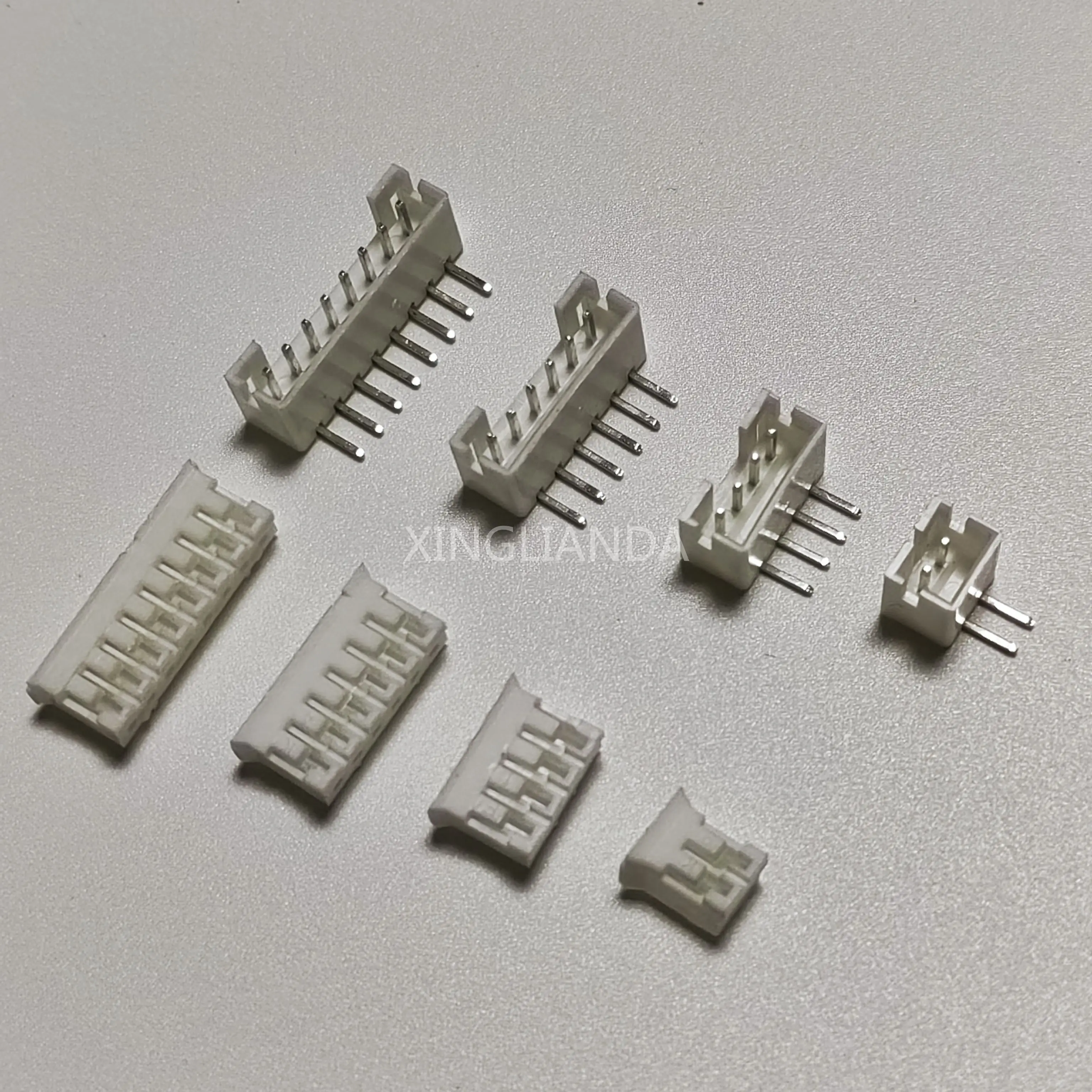 50 Sets/Lot PH2.0MM Pitch Terminal/Housing/Right Angle Pin Header Connector Wire Connectors Adaptor Curved Needle 2/3/4/5/6/7/8P