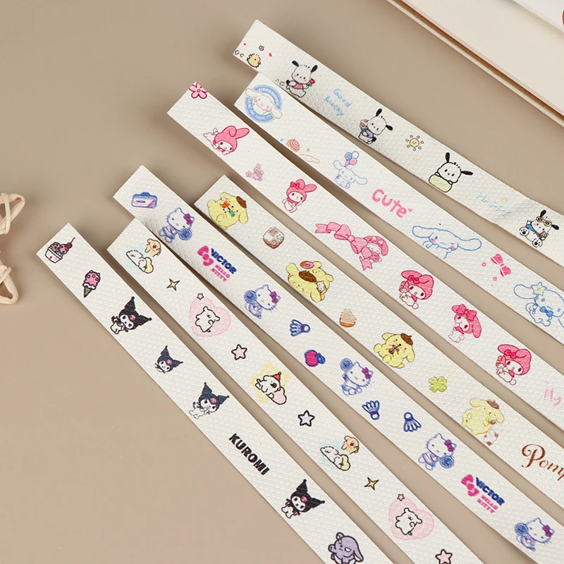 เทปกันรอยลายการ์ตูนซานริโอ 1 ชิ้น สำหรับป้องกันรอยขีดข่วนบนกรอบไม้แบดมินตันและไม้เทนนิส