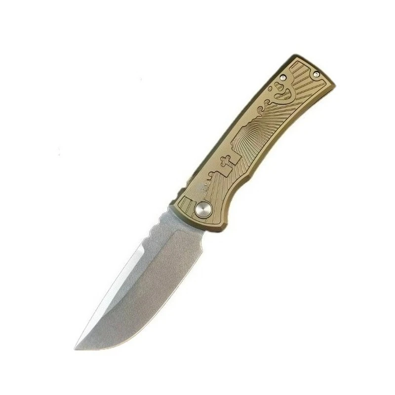 New 229 Aluminum Alloy S35-VN Steel Folding Knife  High-hardness Outdoor Camping Portable and Practical Fruit Knife EDC Tools