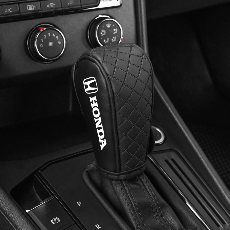 Cubierta de manija de palanca de cambios de coche, funda protectora para Honda Civic Accord Fit City Vezel CRV Odyssey Pilot Jazz Prelude Insight